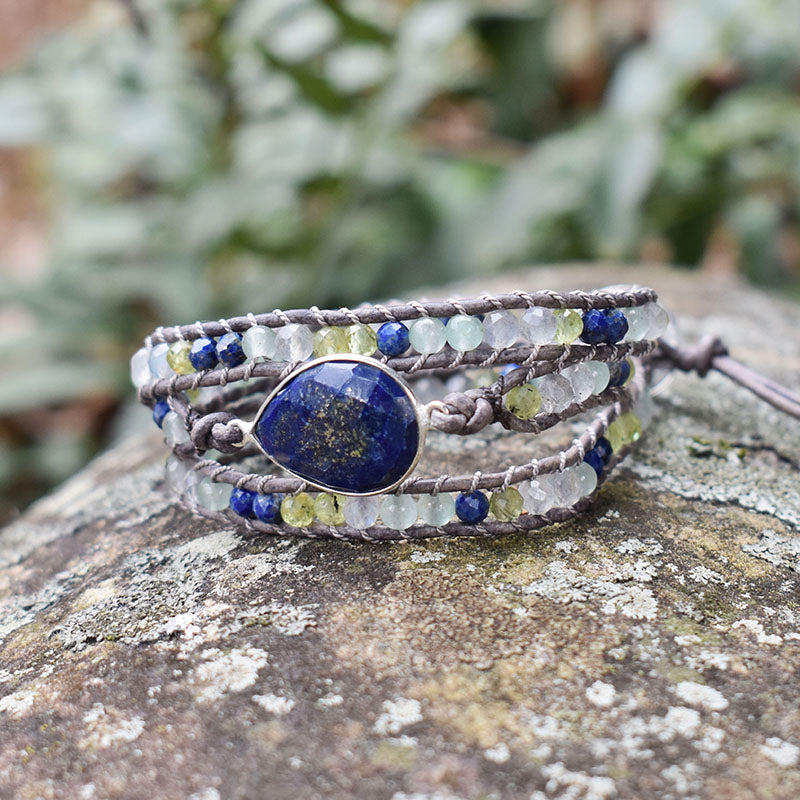 Rainforest & Lapis - 3 Wrap