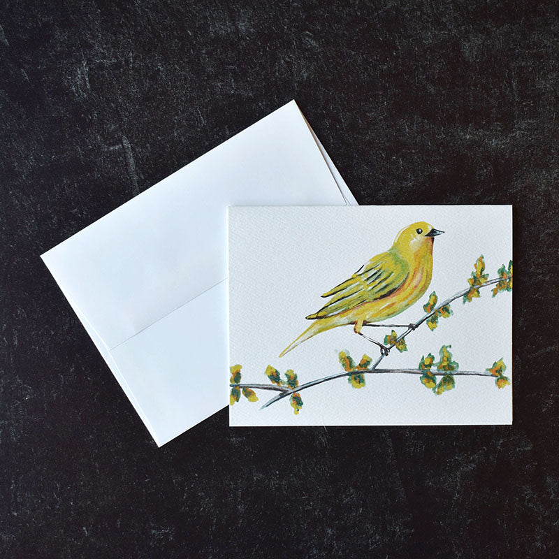 Yellow Warbler Greeting Cards