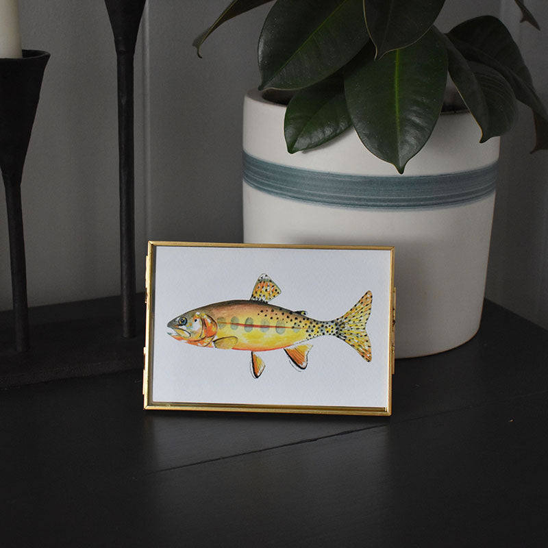 Golden Trout 4x6 Watercolor Print