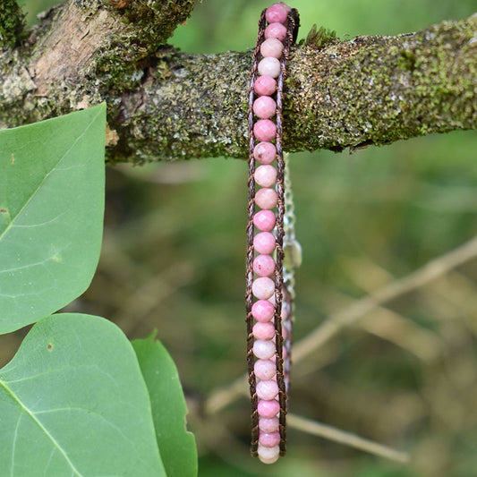 Rhodonite - Anklet