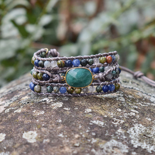 Mountain & Emerald - 3 Wrap