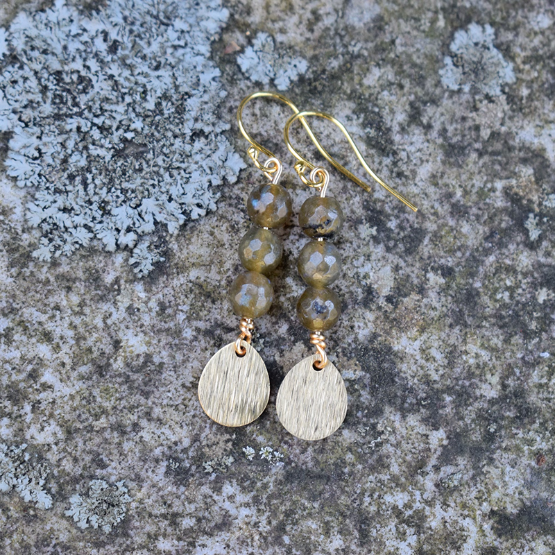 Labradorite Earrings