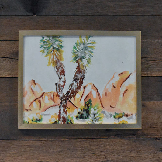 Joshua Tree National Park 11x14 Watercolor Print