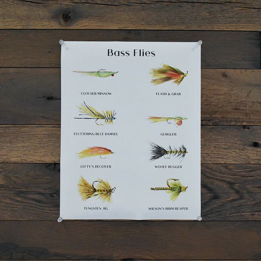 Bass Flies Poster