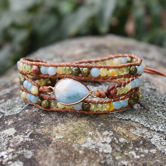 Meadow & Amazonite - 3 Wrap