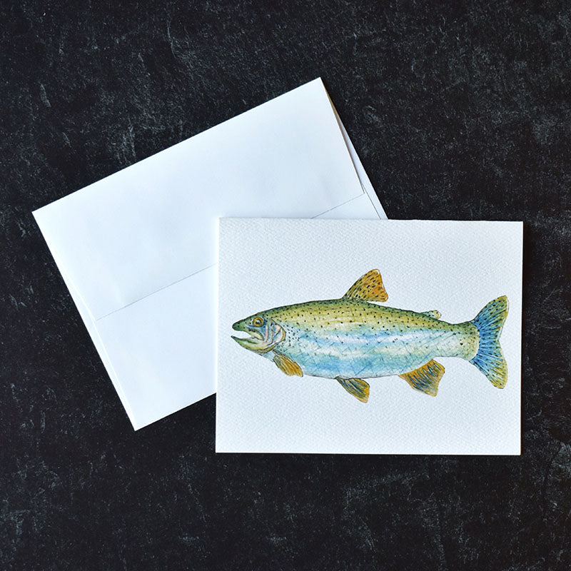 Rainbow Trout Greeting Cards