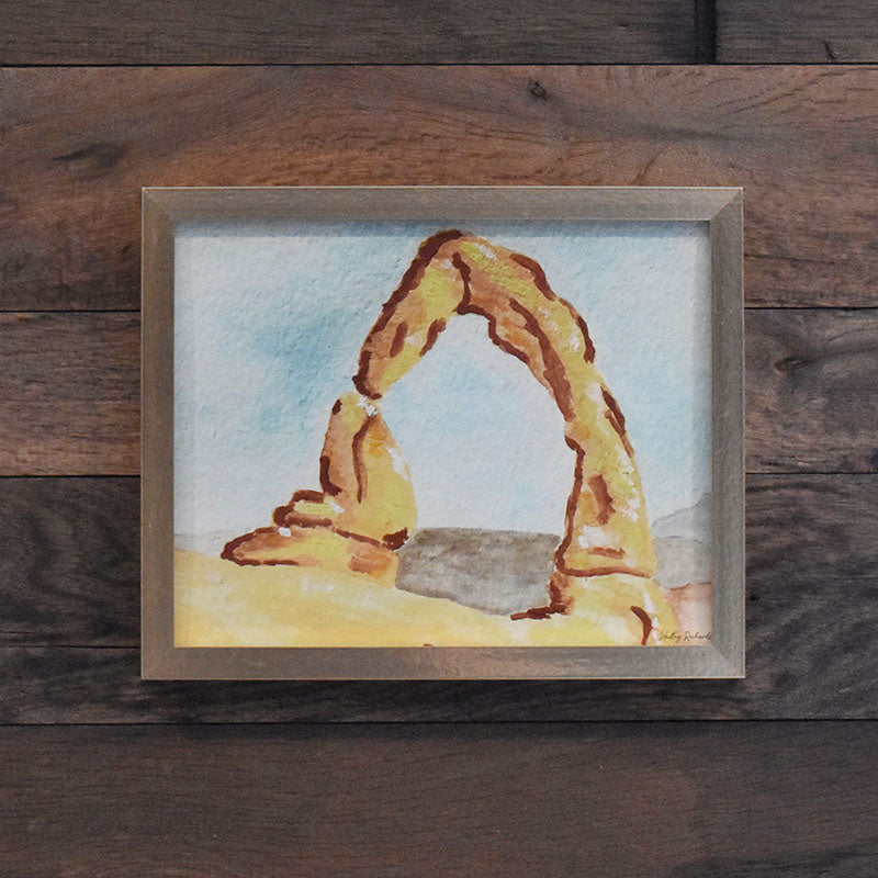 Arches National Park 8x10 Watercolor Print