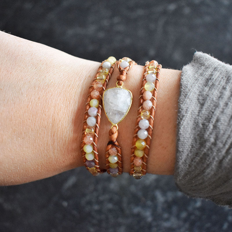 Desert & Moonstone - 3 Wrap