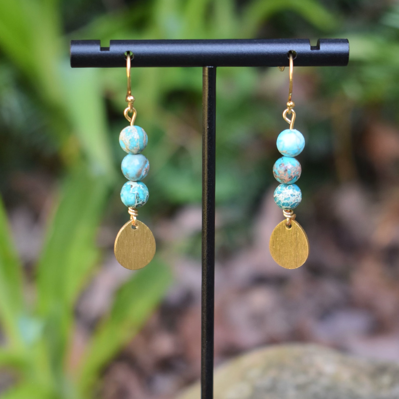 Aqua Terra Jasper Earrings