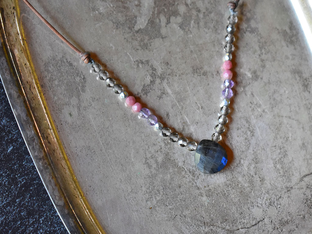 Labradorite & Mixed Gemstones Denver Necklace