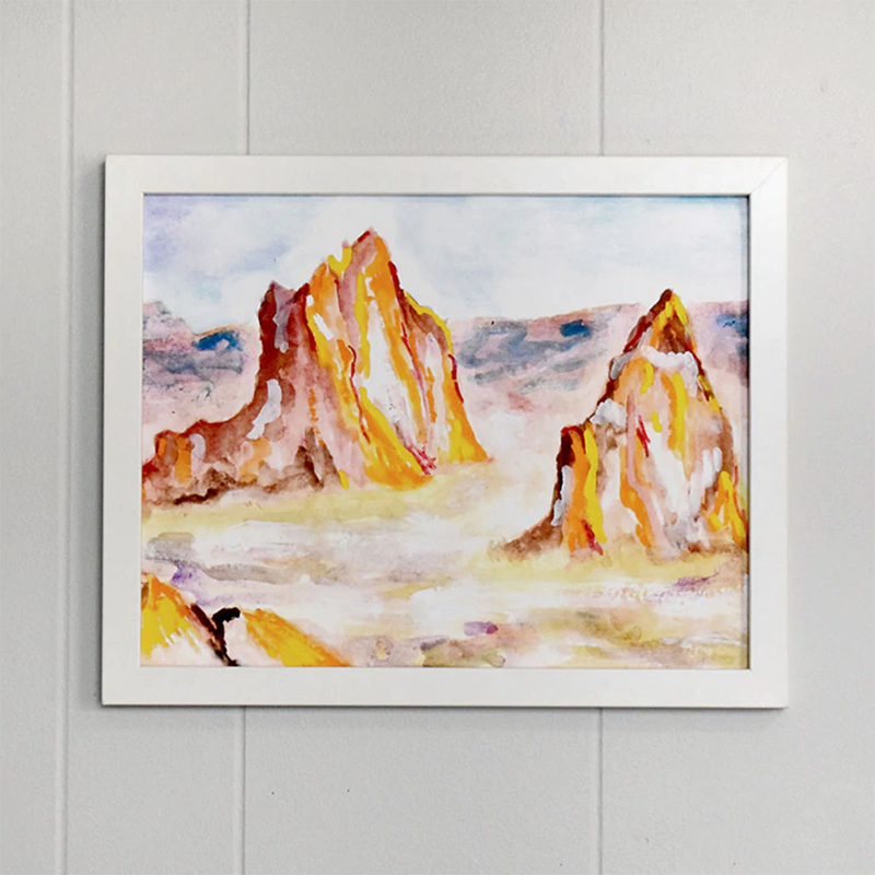 Capital Reef National Park 11x14 Watercolor Print