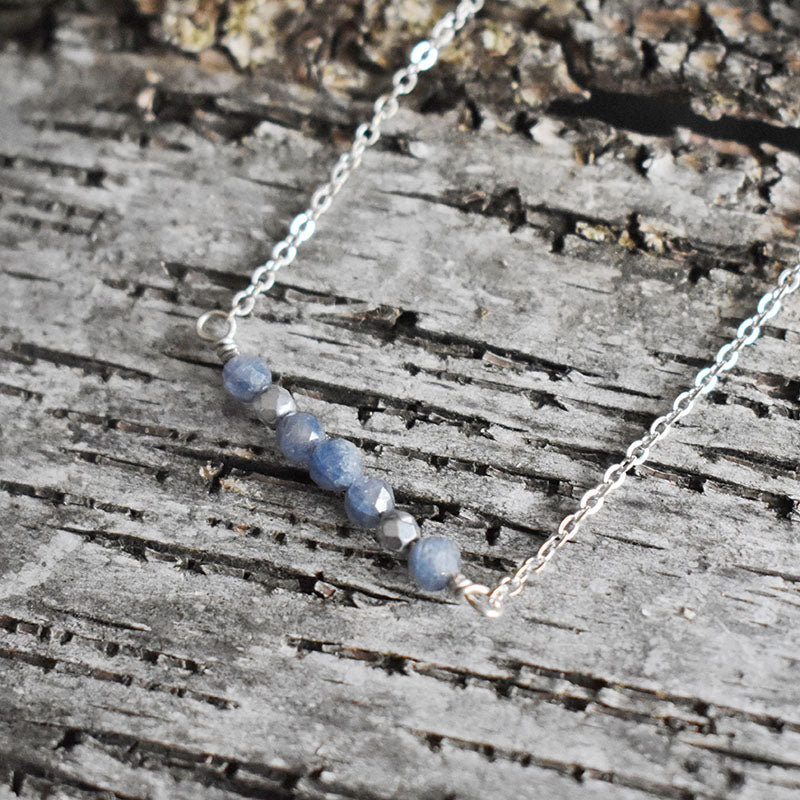 Sapphire & Silver Necklace