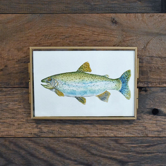 Rainbow Trout 4x6 Watercolor Print