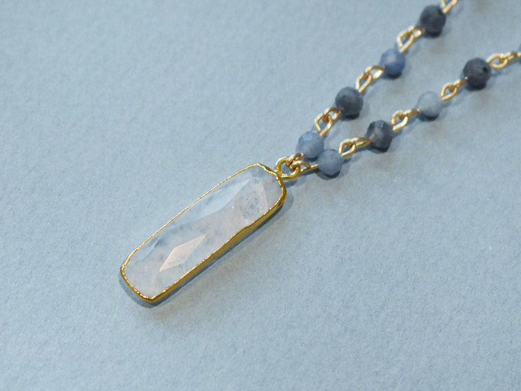 Moonstone & Glacier Necklace