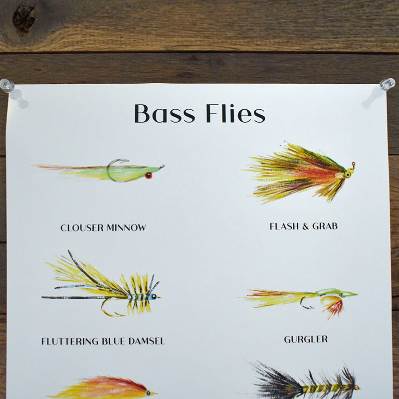 Bass Flies Poster