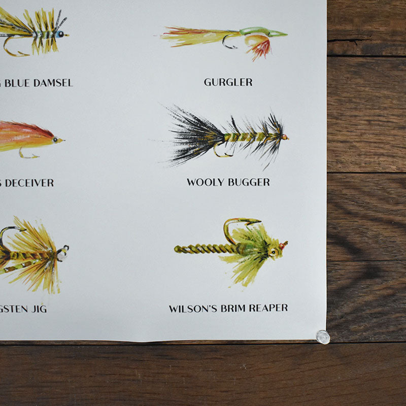 Bass Flies Poster