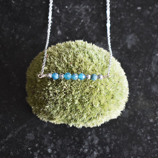 Apatite & Silver Necklace