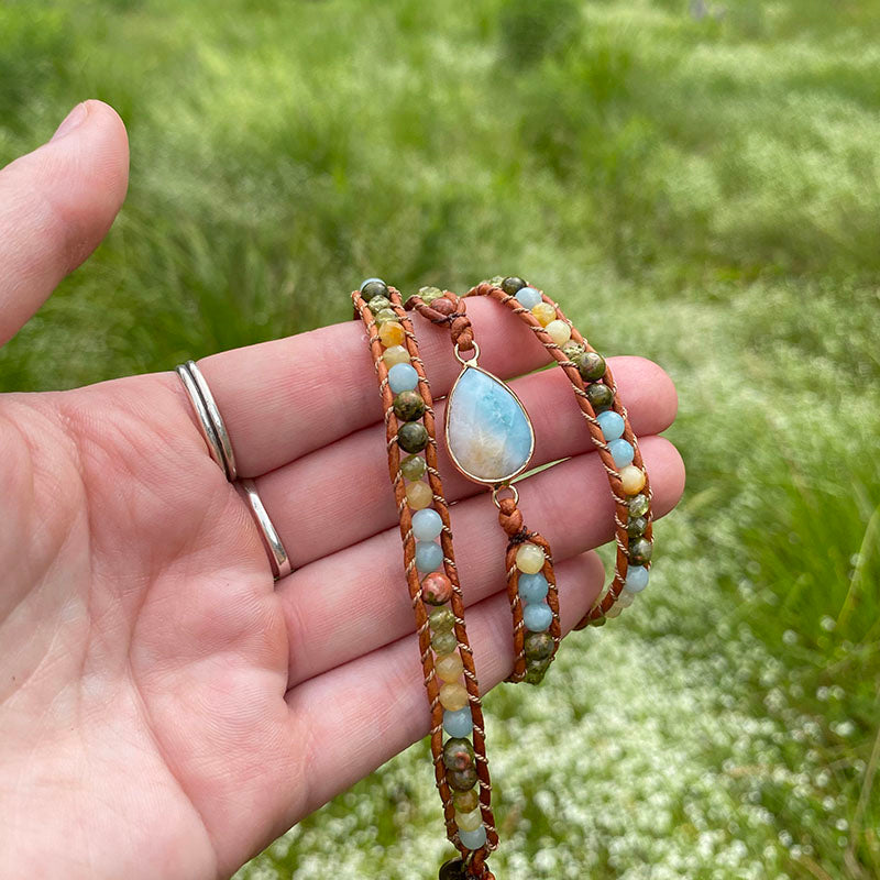 Meadow & Amazonite - 3 Wrap