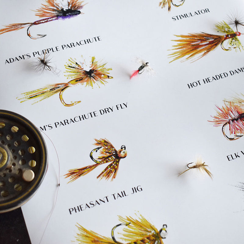 Trout Flies Poster