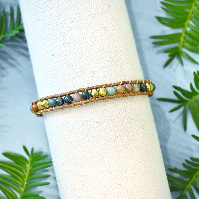 Fancy Jasper & Gold - 1 Wrap