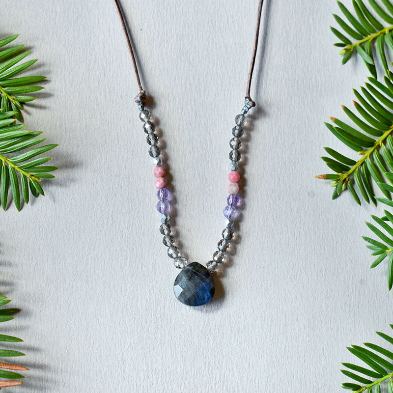 Labradorite & Mixed Gemstones Denver Necklace