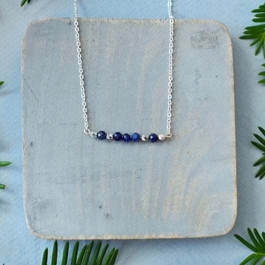 Sodalite & Silver Necklace