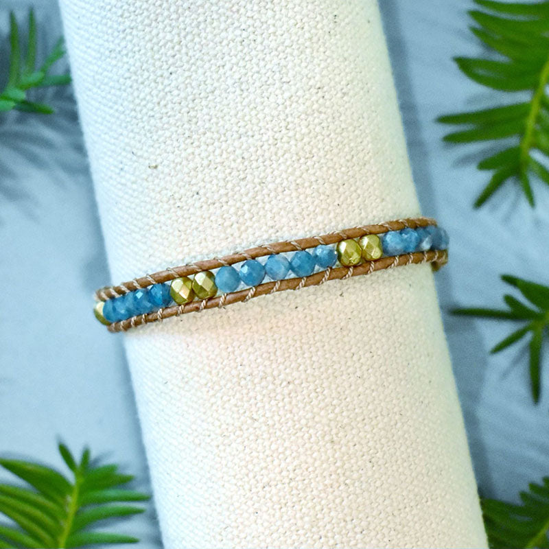 Apatite & Gold - 1 Wrap