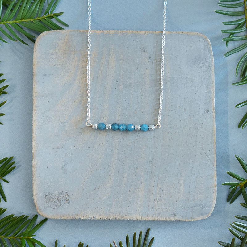 Apatite & Silver Necklace