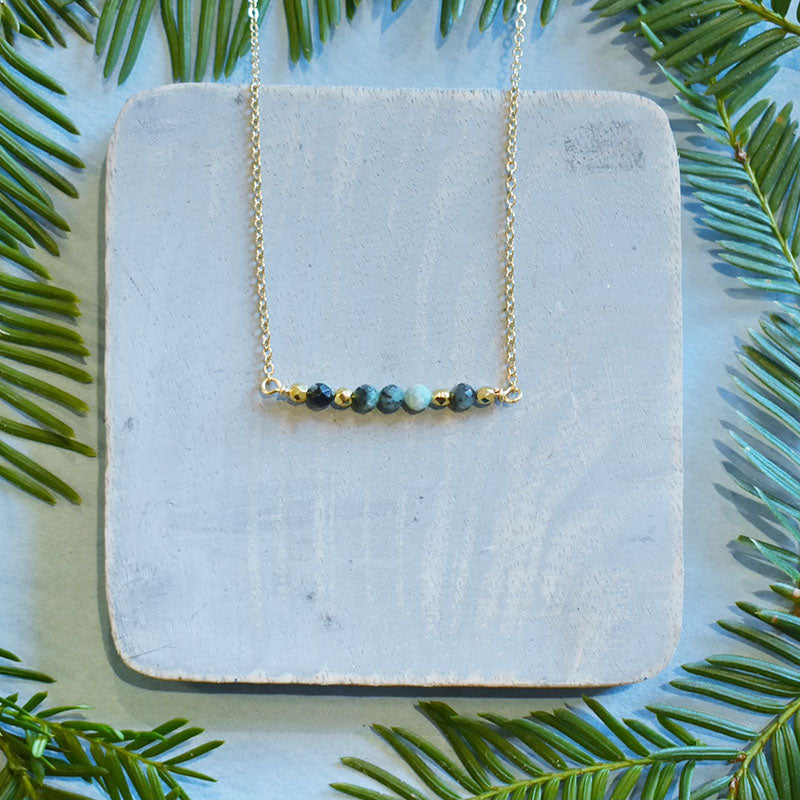 Emerald & Gold Necklace