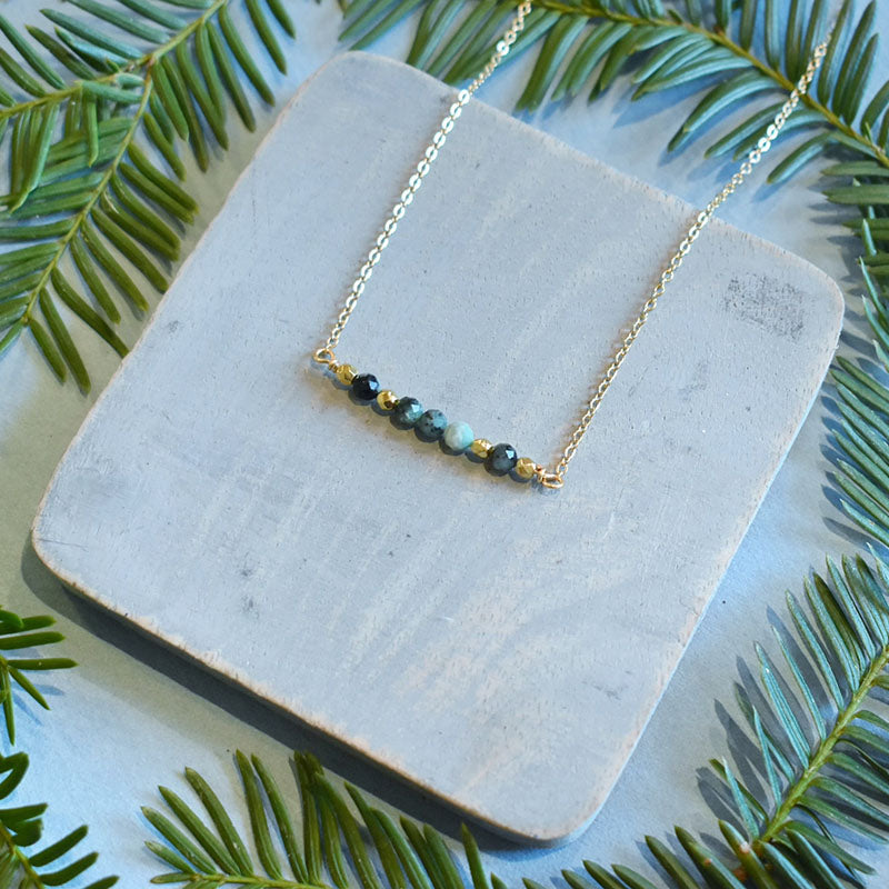 Emerald & Gold Necklace