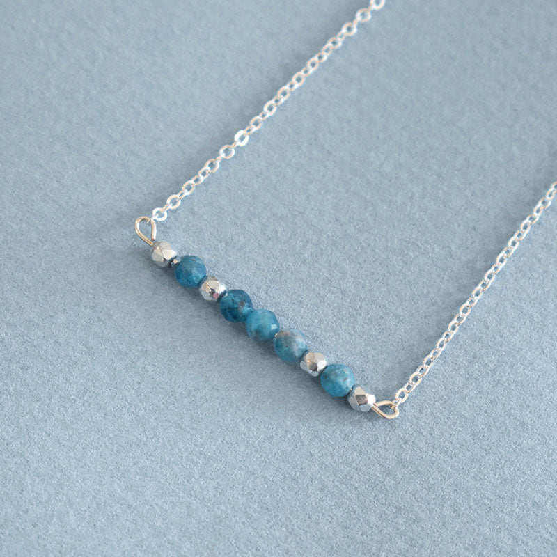 Apatite & Silver Necklace