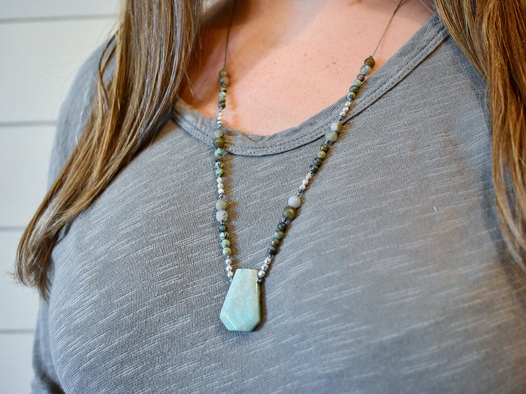 Amazonite - Marcy Necklace