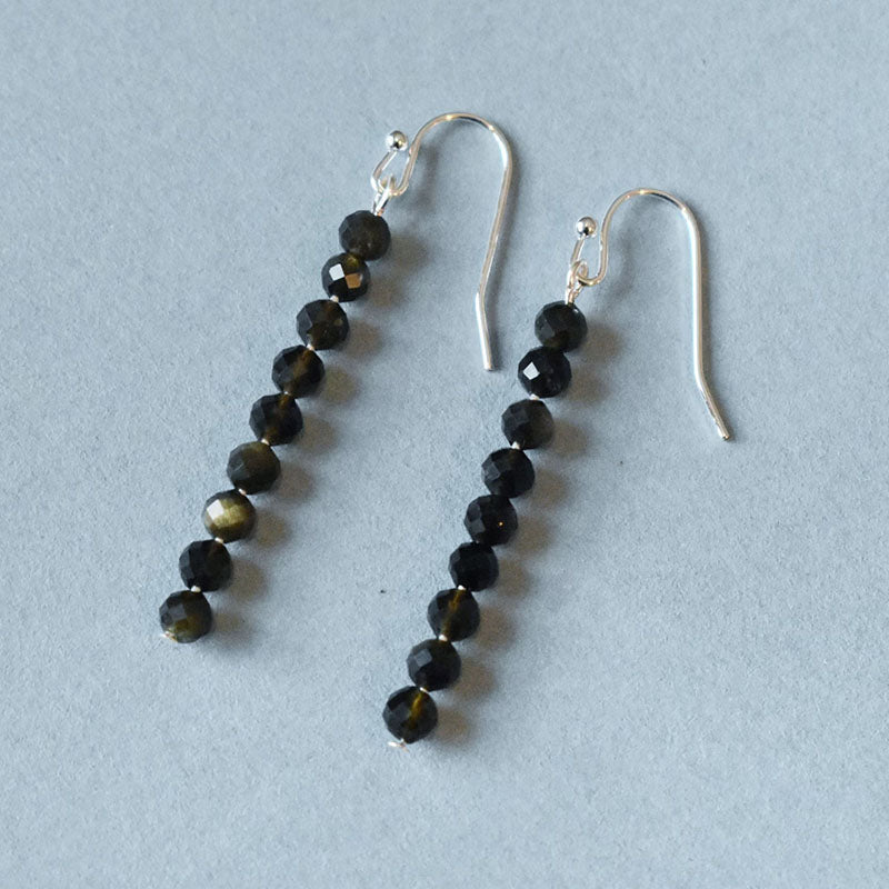 Obsidian Earrings