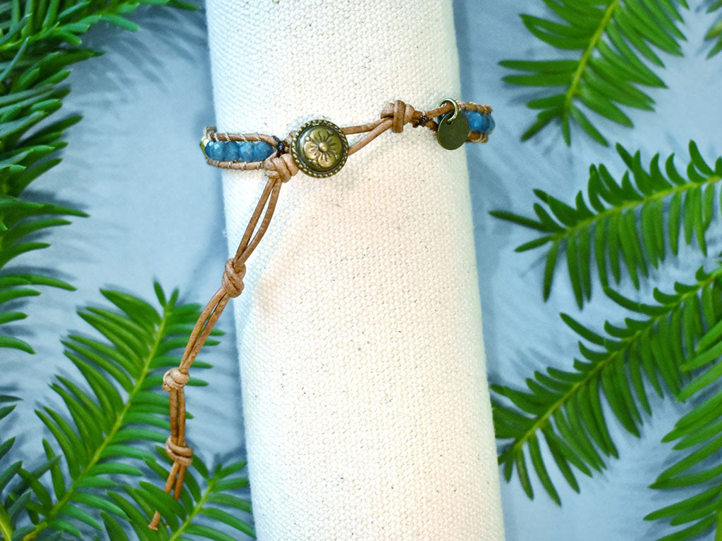 Apatite & Gold - 1 Wrap