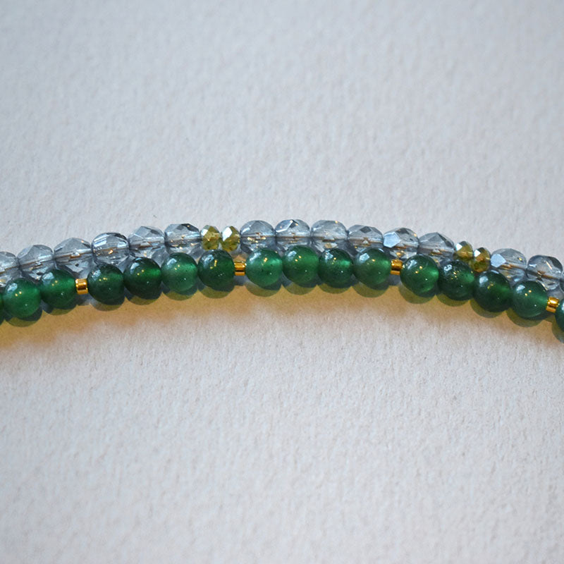 Aventurine Gold Bracelet