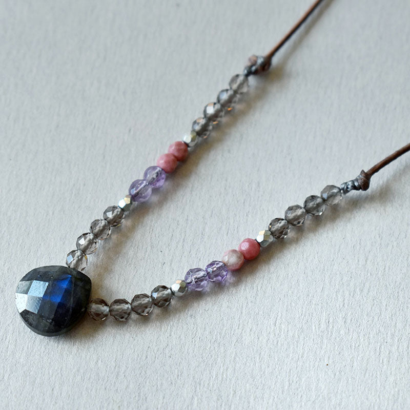 Labradorite & Mixed Gemstones Denver Necklace