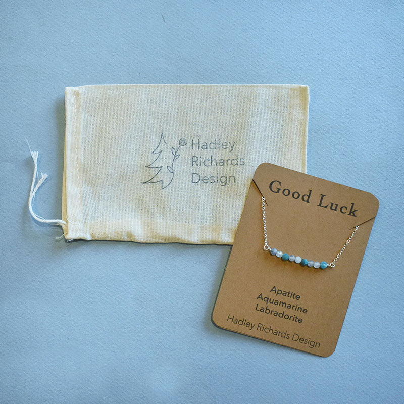 Good Luck - Silver Necklace