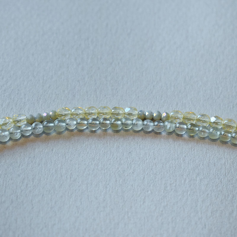 Prehnite Silver Bracelet