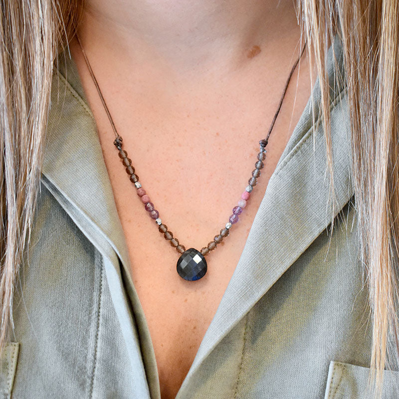 Labradorite & Mixed Gemstones Denver Necklace