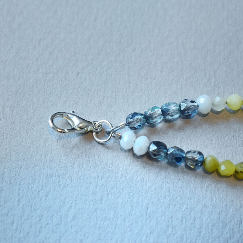 Yellow Opal Silver Bracelet