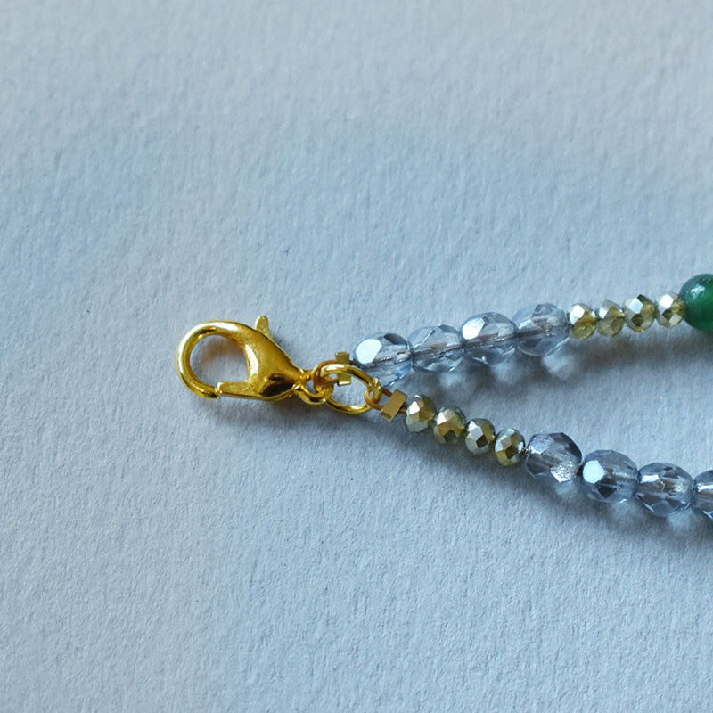 Aventurine Gold Bracelet