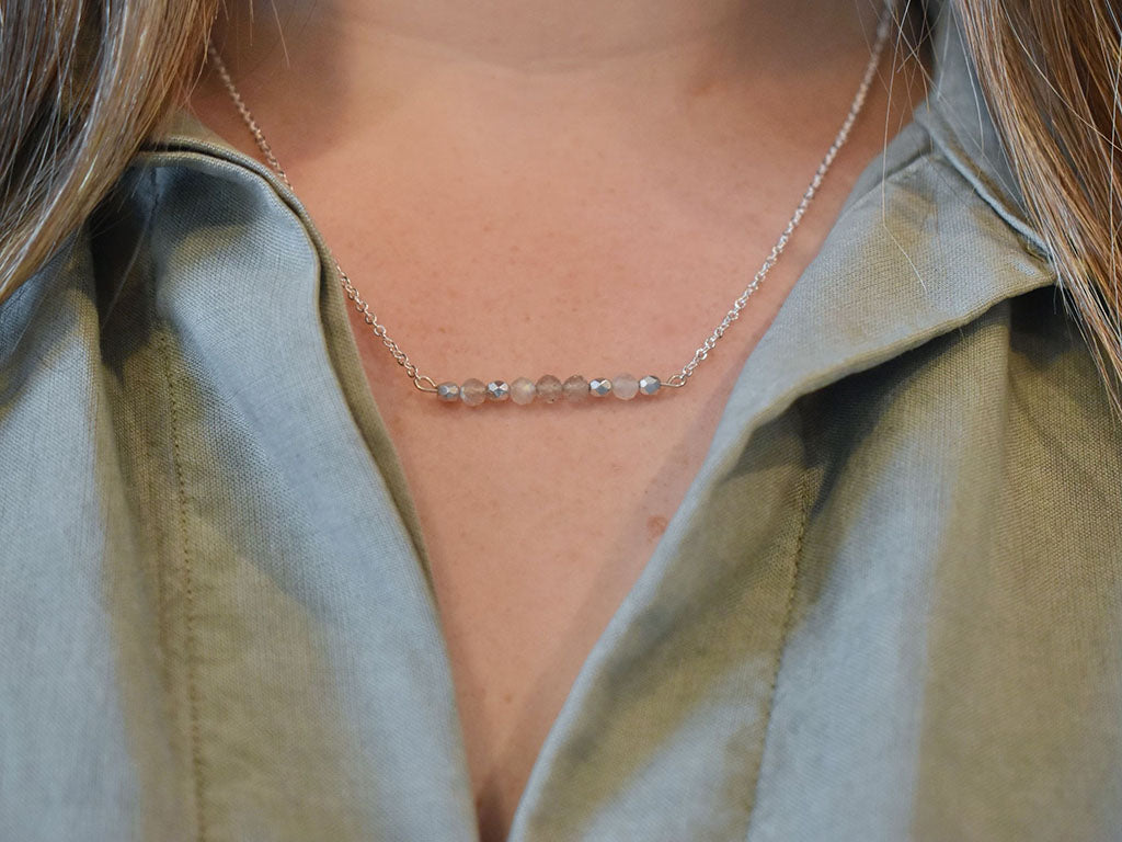 Labradorite & Silver Necklace